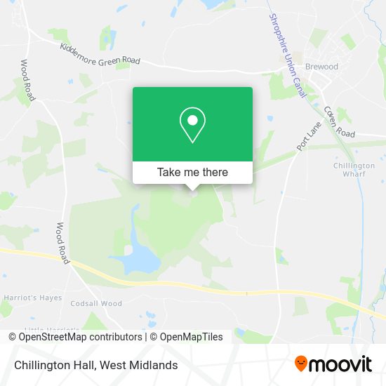 Chillington Hall map