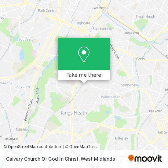 Calvary Church Of God In Christ map