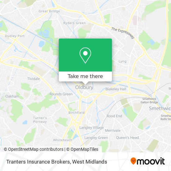 Tranters Insurance Brokers map