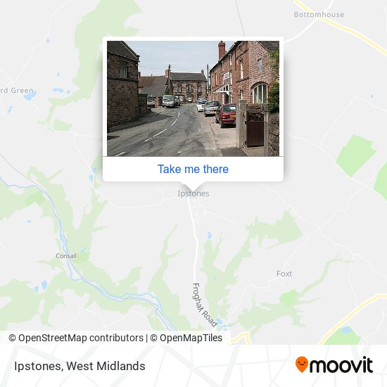 Ipstones map