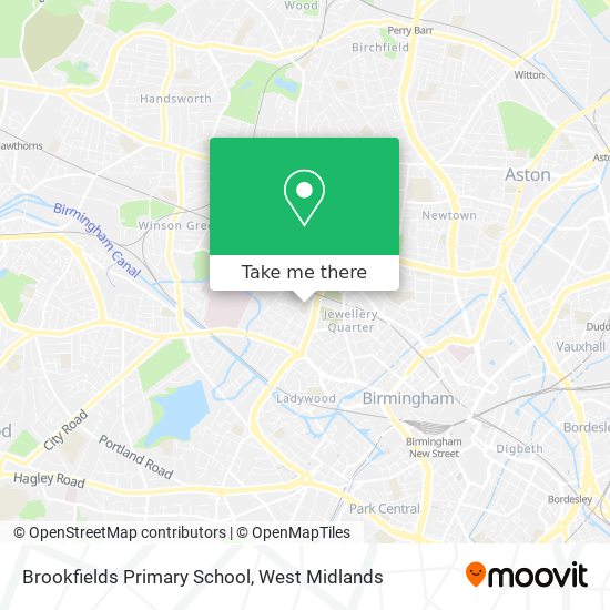 Brookfields Primary School map