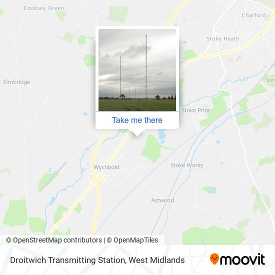 Droitwich Transmitting Station map