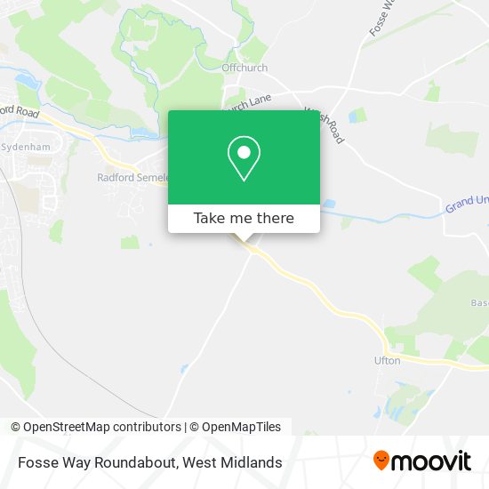 Fosse Way Roundabout map