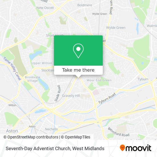 Seventh-Day Adventist Church map