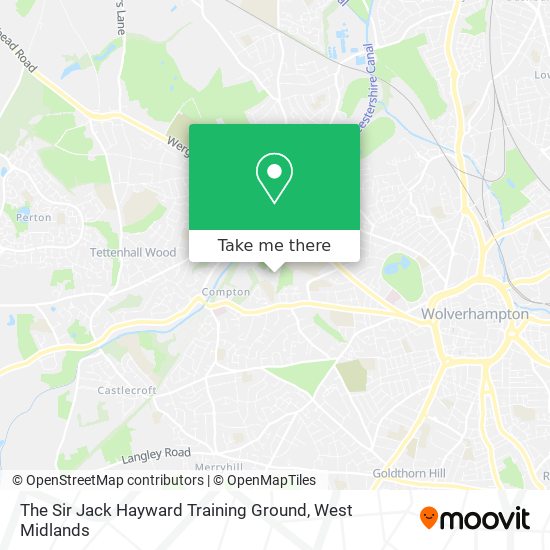 The Sir Jack Hayward Training Ground map