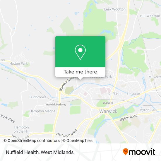 Nuffield Health map