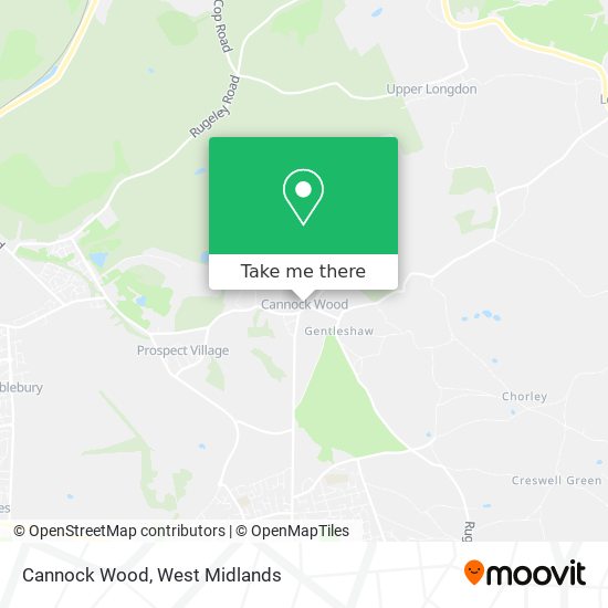 Cannock Wood map