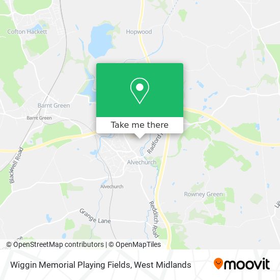 Wiggin Memorial Playing Fields map