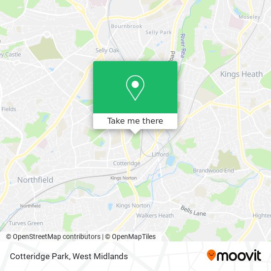 Cotteridge Park map