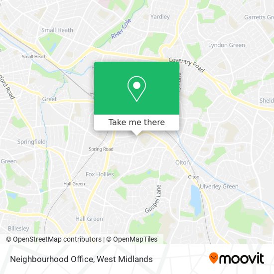 Neighbourhood Office map