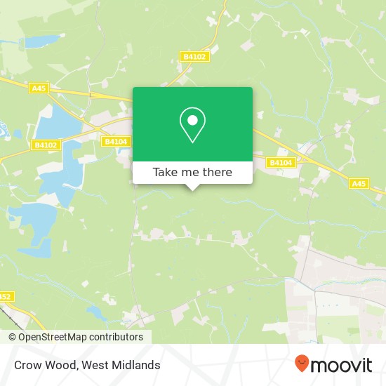 Crow Wood map