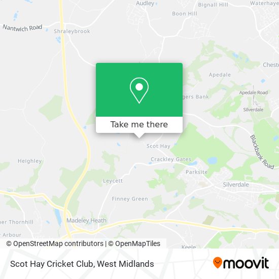 Scot Hay Cricket Club map