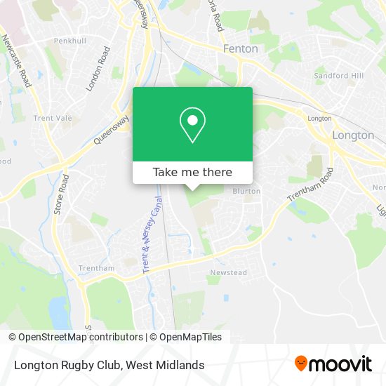 Longton Rugby Club map