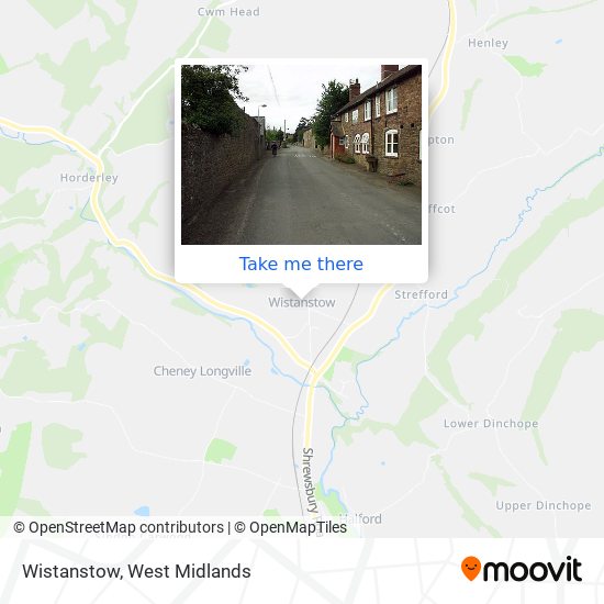 Wistanstow map