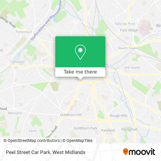 Peel Street Car Park map