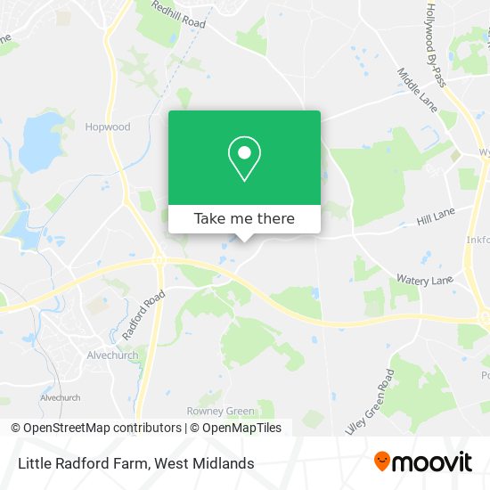 Little Radford Farm map