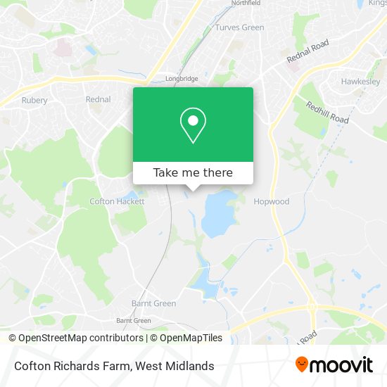Cofton Richards Farm map