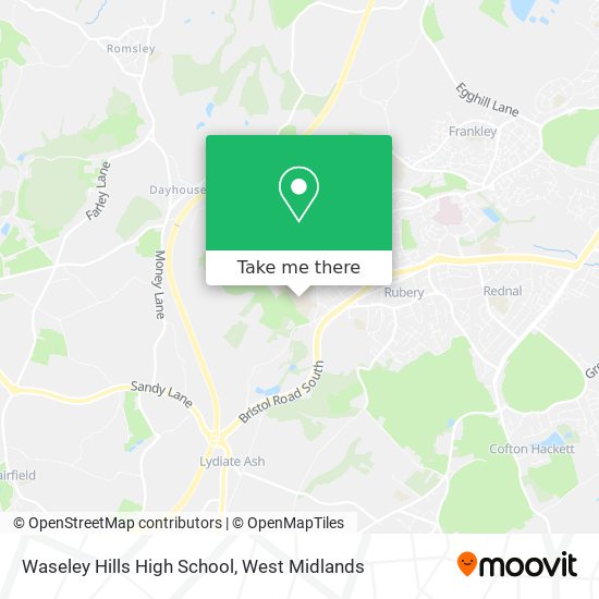 Waseley Hills High School map