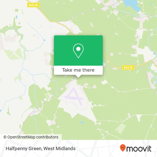 Halfpenny Green map