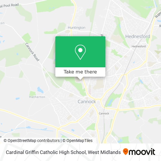how to get to cardinal griffin catholic high school in cannock by bus or train how to get to cardinal griffin catholic high school in cannock by bus or train