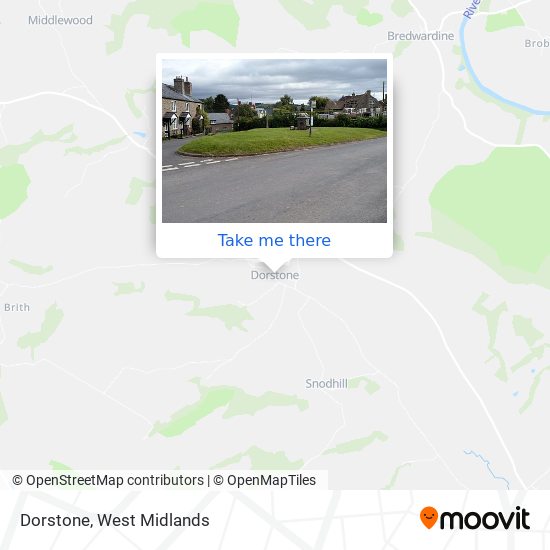 Dorstone map