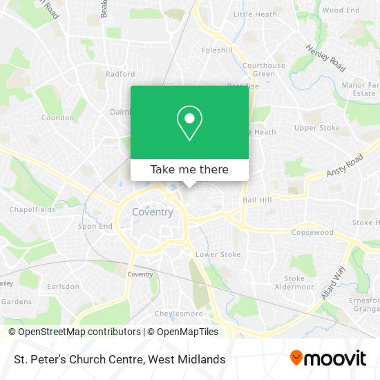 St. Peter's Church Centre map