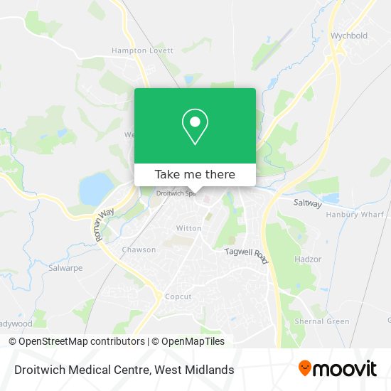 Droitwich Medical Centre map