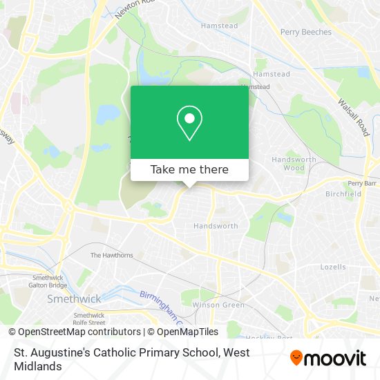 St. Augustine's Catholic Primary School map