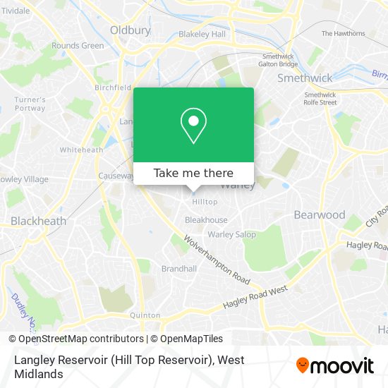 Langley Reservoir (Hill Top Reservoir) map