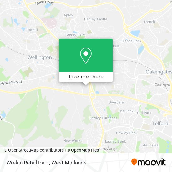 Wrekin Retail Park map