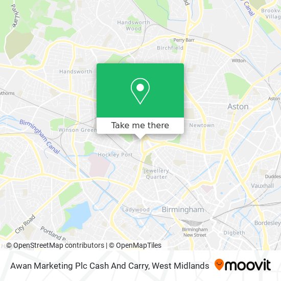 Awan Marketing Plc Cash And Carry map