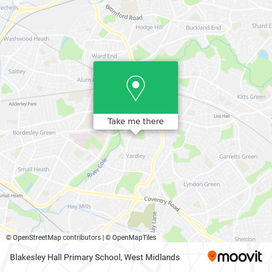 Blakesley Hall Primary School map