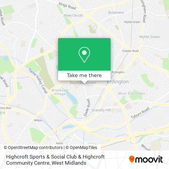 Highcroft Sports & Social Club & Highcroft Community Centre map