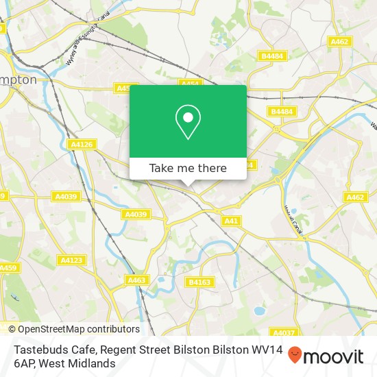 Tastebuds Cafe, Regent Street Bilston Bilston WV14 6AP map
