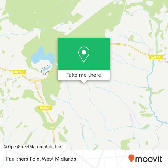 Faulkners Fold map