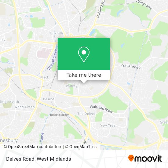Delves Road map