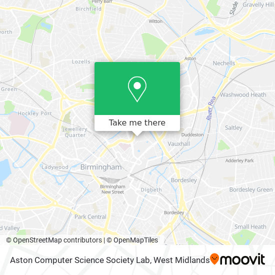 Aston Computer Science Society Lab map