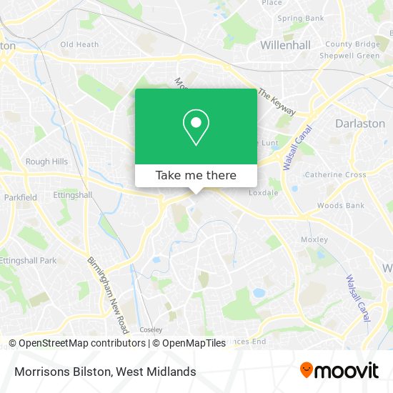 Morrisons Bilston map
