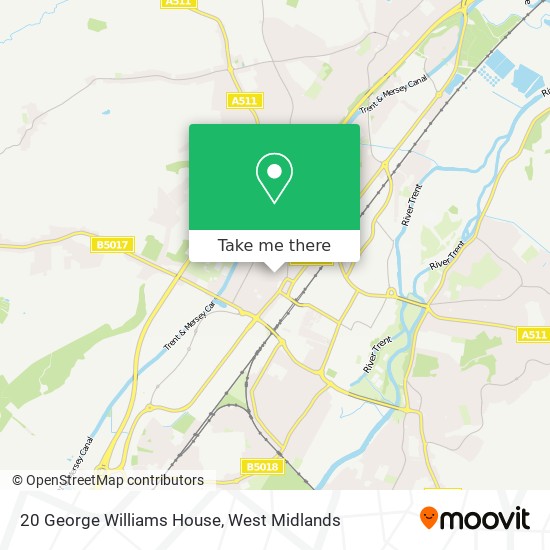 20 George Williams House map