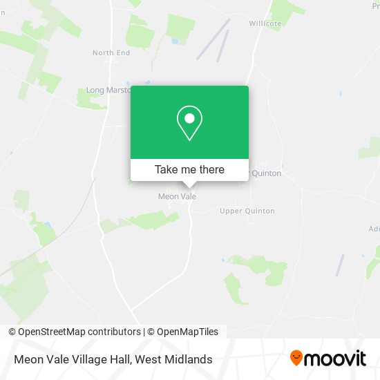 Meon Vale Village Hall map