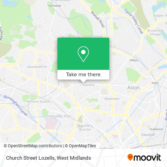 Church Street Lozells map