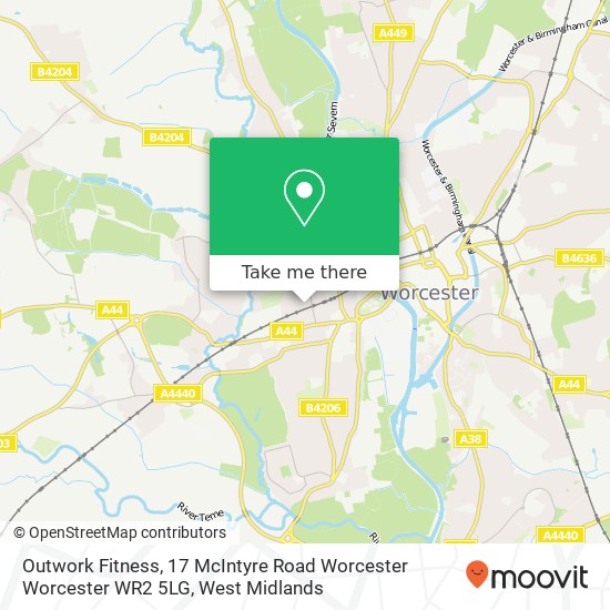 Outwork Fitness, 17 McIntyre Road Worcester Worcester WR2 5LG map