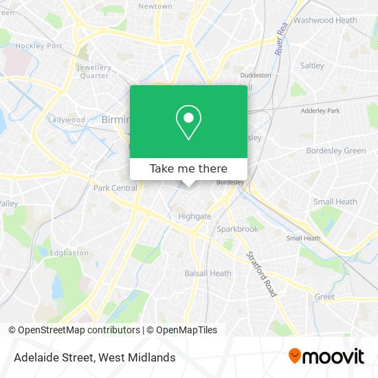 Adelaide Street map