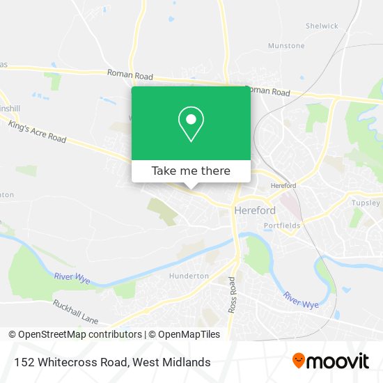 152 Whitecross Road map