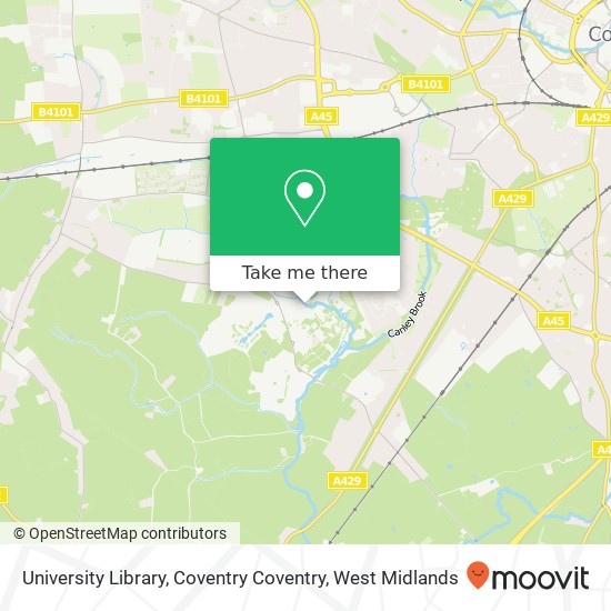 University Library, Coventry Coventry map