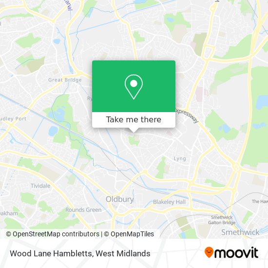 Wood Lane Hambletts map