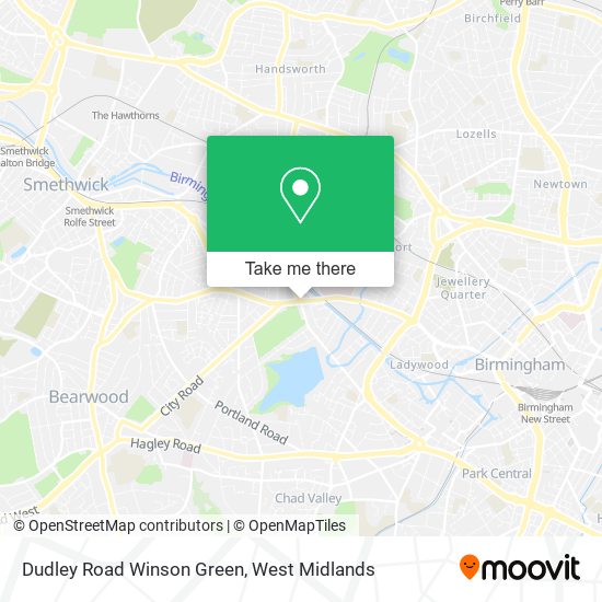 Dudley Road Winson Green map