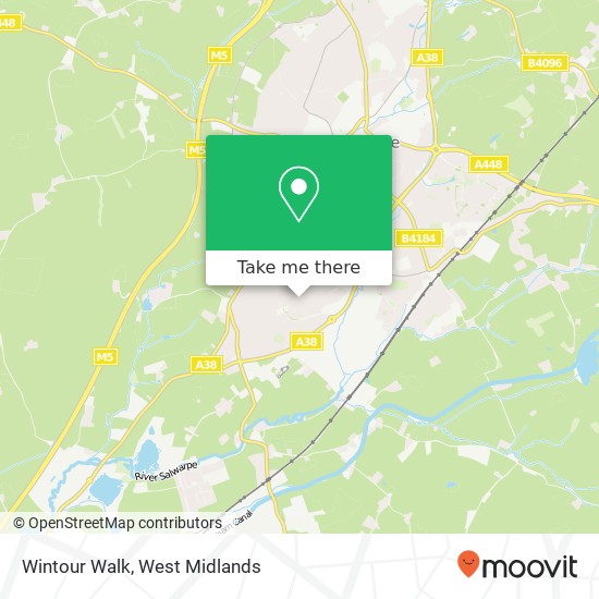 Wintour Walk map