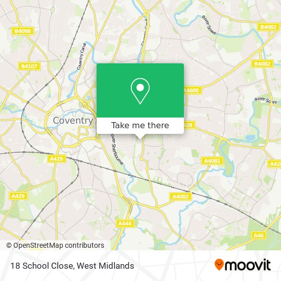 18 School Close map