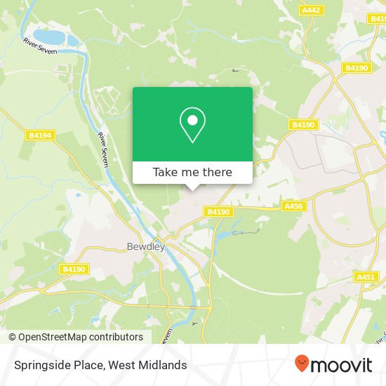 Springside Place map